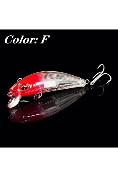 Choice طُعم صيد سمك صغير مضيء بعيون ثلاثية الأبعاد من F Rose Red قطعة واحدة 7...