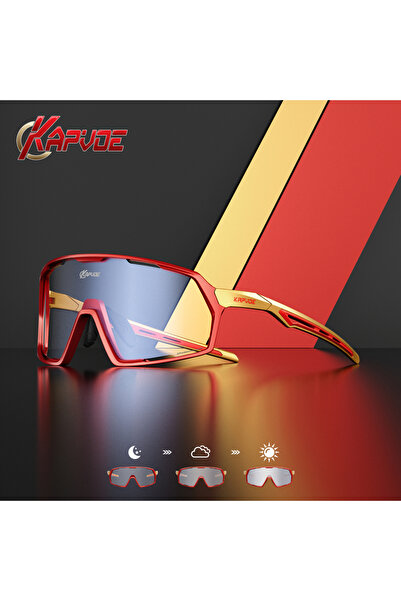 KAPVOE نظارة شمسية فوتوكرومية SI-1L-13 فوتوكرومية للرجال، نظارات تسلق الجبال،...