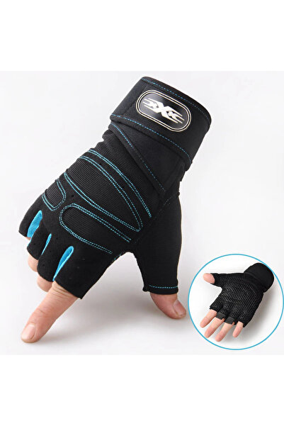 Choice12 XL Light Blue Outdoor Sport Gloves for Men Women Wrist Guard Fitness...