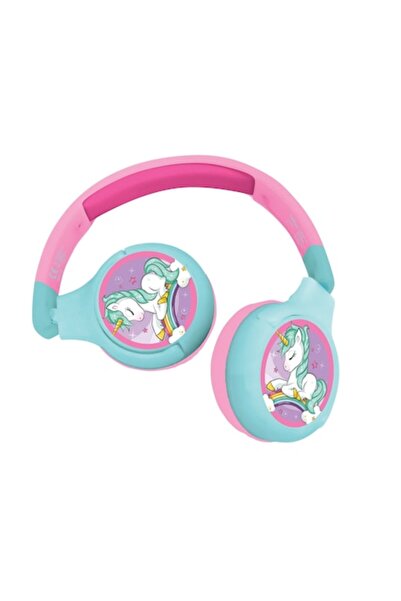 LEXIBOOK Căști pliabile cu unicorn, Lexibook, Bluetooth, cablu detașabil, multicolore