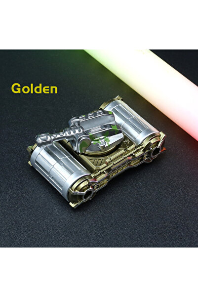 Choice سبينر فيدجيت على شكل دبابة ذهبية، مضاد للتوتر والقلق، سبينر يدوي، سبين...