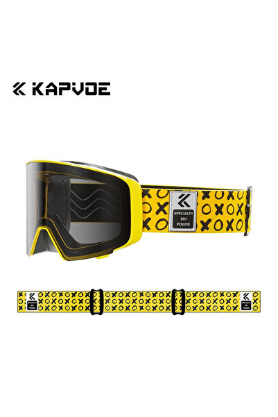 KAPVOE Single Goggle Photochromic-BK-06 Photochromic Snow Goggles Men Ski Gog...