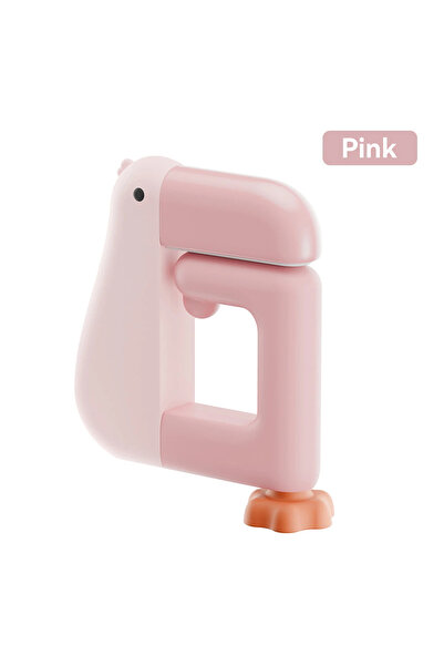 Choice خطاف محمول على شكل بطة وردية اللون، ديكور معلق على الطاولة، محفظة، حقي...