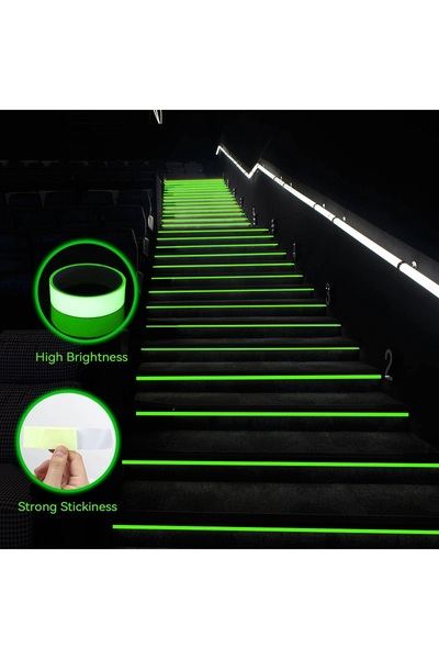 Choice Green 1.5cmx3m 3M Glow In The Dark Tape Luminescent Emergency Luminous Photoluminescent Stickers For