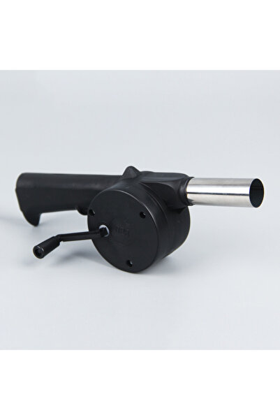 Choice منفاخ يدوي محمول للاستخدام في الهواء الطلق باللون الأسود 1، مروحة يدوية صغيرة، مناسبة للشواء والنزهات والتخييم والصيد