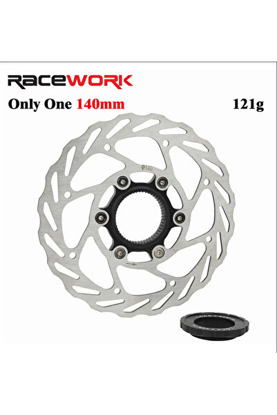 Choice قرص فرامل قفل مركزي RACEWORK RS6 مقاس 140 مم مع تبديد قوي للحرارة عائم...