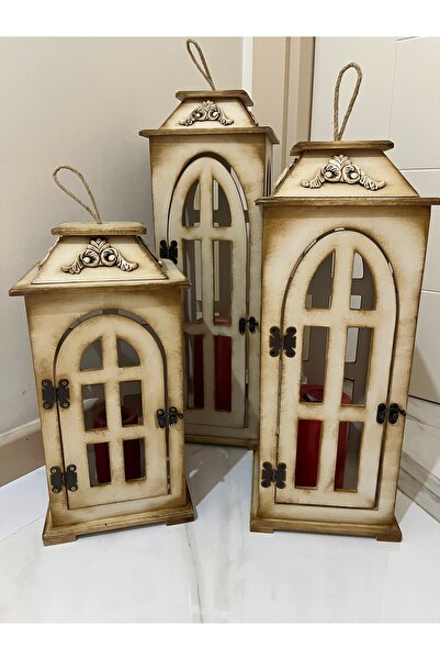 Ariestasarım 3’LÜ AHŞAP TASARIM FENER