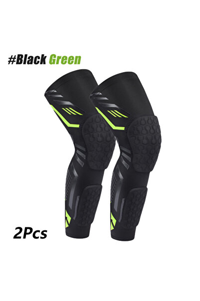 Choice M BlackGreen- قطعتان من دعامات الركبة، وسادات الركبة والساق المقاومة ل...
