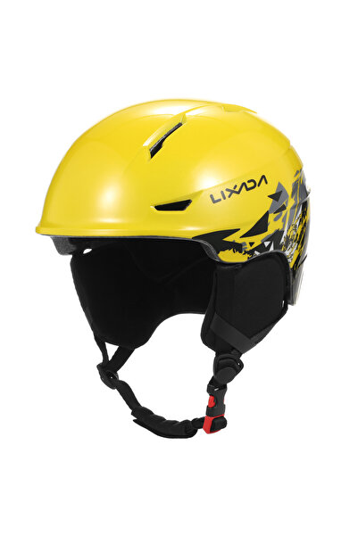 Choice خوذة تزلج على الجليد صفراء من Lixada مع سدادات أذن قابلة للفصل للرجال ...