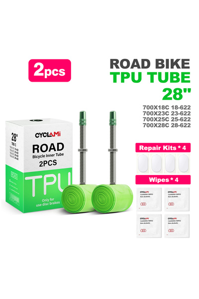 Choice Presta Valve 80mm 18-28C 2pcs CYCLAMI Metal Material French Presta Valve Ultralight Bike TPU Inner T