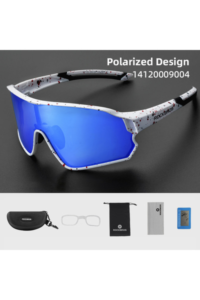 ROCKBROS نظارات شمسية مستقطبة مقاس واحد 14120009004 نظارات شمسية مستقطبة للدر...