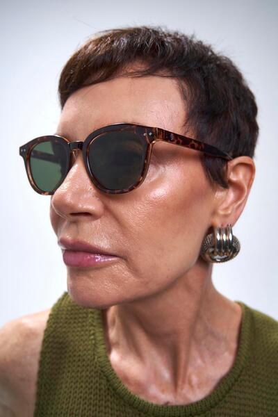 Bilge Karga Nova Leopard Green Güneş Gözlüğü