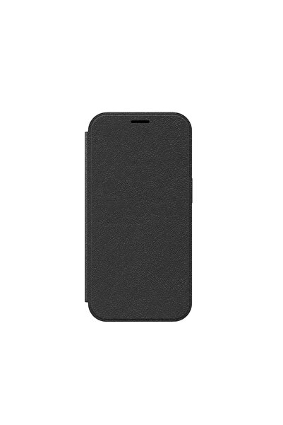 Raptic iPhone 17 Pro Uyumlu Kılıf M-Safe Şarjlı Air Folio Şeffaf Kartlıklı Kapaklı Kılıf Siyah