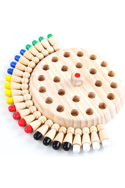 Choice كما هو موضح في الصورة، لعبة ألغاز خشبية للأطفال، لعبة شطرنج ممتعة ملون...