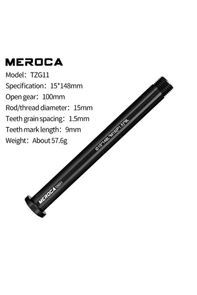 Choice L148 M15x1.5 TL9 MEROCA MTB Road Bike Quick Thru Axle Rod 12mm 15mm P1...