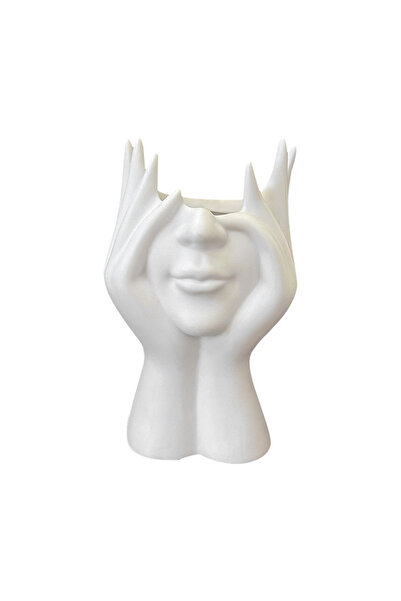 Choice 1pcs Creative Human Body Art Makeup Brush Holder Office Desk Pen Holde...