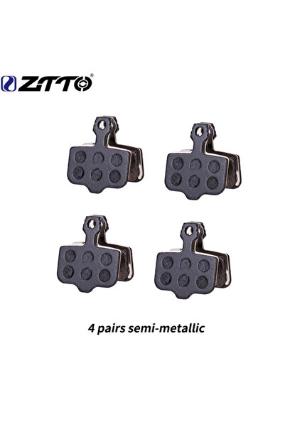 ZTTO 4 أزواج من وسادات الفرامل شبه المعدنية/المعدنية بالكامل للدراجات الجبلية...