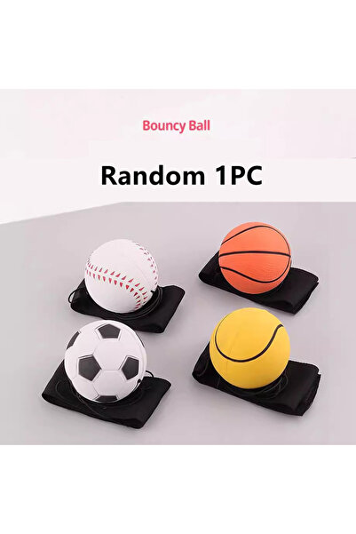 Choice مجموعة أساور معصم رياضية مكونة من 4 قطع بألوان عشوائية لكرة السلة والب...