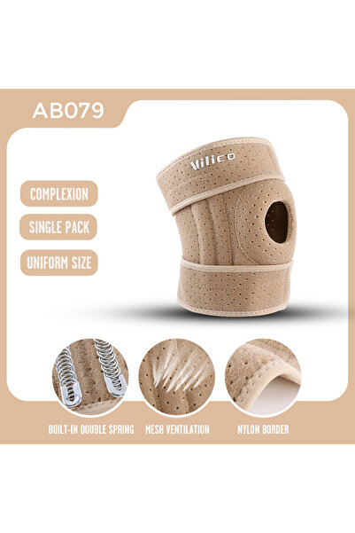 Choice واقي ركبة رياضي أصفر قطعة واحدة للرجال والنساء، واقي ركبة مرن مضغوط، و...