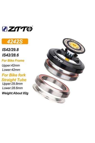 Choice سماعة رأس دراجة جبلية ZTTO 4242S CNC مقاس 1 1/8 بوصة - 1 1/2 بوصة محمل...