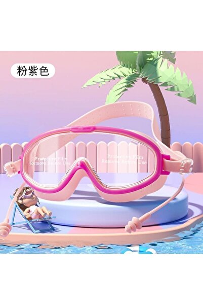 Choice نظارات سباحة وردية عالية الدقة للأطفال للأولاد والبنات، نظارات سباحة م...