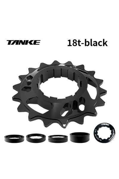 Choice طقم تحويل دولاب الموازنة أحادي السرعة من تانكي أسود 18T، 18T، ترس كاسي...