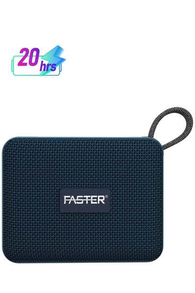 Faster GrooveX Portable Bluetooth Speaker with Colorful Lights - Mini Party Speaker with Stereo Soun