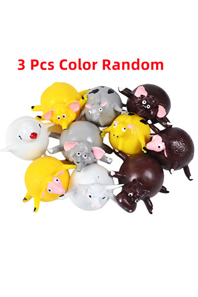 Choice 3 قطع من بالونات قابلة للنفخ على شكل ديناصور للأطفال، كرات لينة قابلة ...