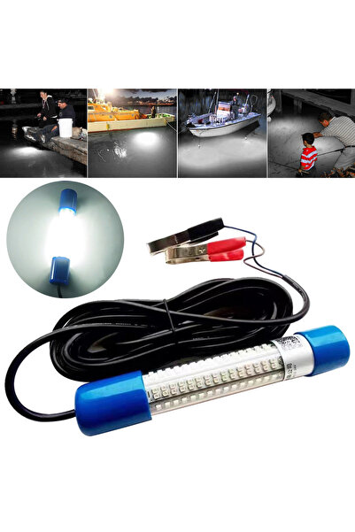 Choice مصباح صيد أبيض 50 واط يعمل بجهد 12-24 فولت تيار مستمر، مزود بـ 324 قطع...