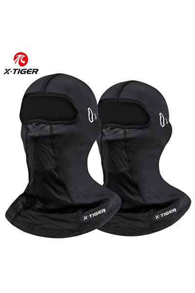 Choice قطعتان من قناع الوجه بالاكلافا من X-TIGER للحماية من الأشعة فوق البنفسجية وقناع الدراجة والرياضات الخارجية الصيفية وركوب الدراجات والتسلق