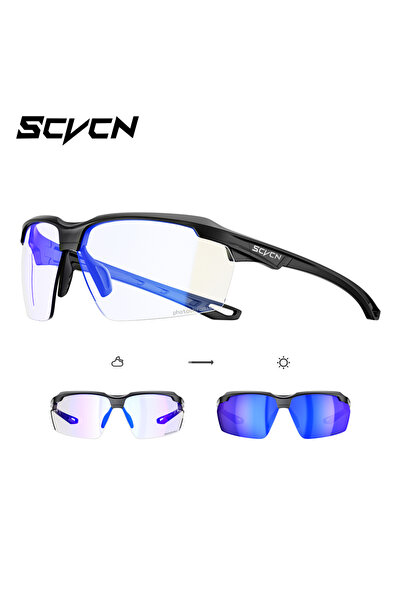 Choice ColorPhotochromic-03 SCVCN نظارات شمسية ملونة فوتوكرومية لركوب الدراجا...