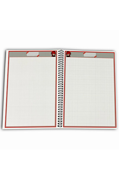 Define Moyas Genshin Impact Diluc Checkered A4 School Notebook 72 Sheets Model 1