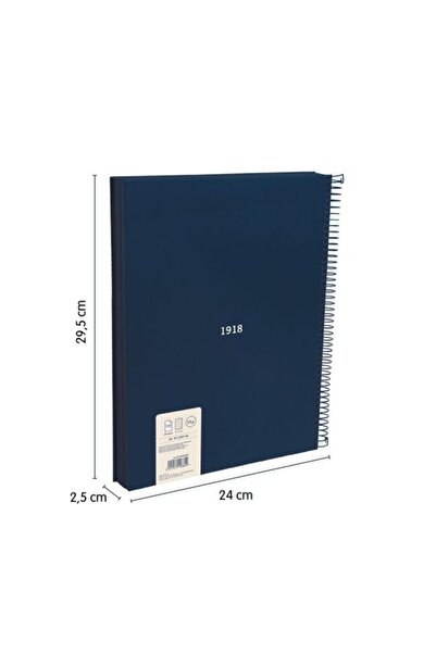 Milan Caiet A4, 120 de coli, greutate hârtie 95g/mp, spirală, culoare albastră, format grilă