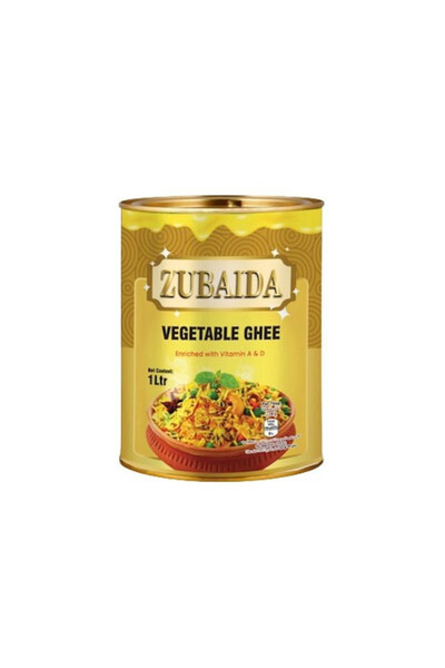 Zubaida سمن نباتي - 1 لتر × 12