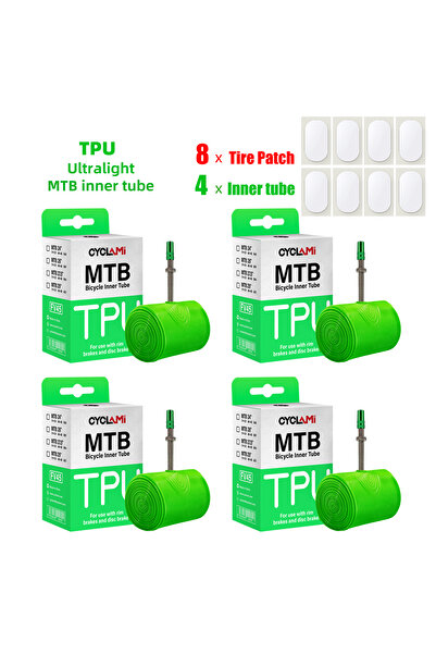 Choice أنبوب داخلي للدراجة خفيف الوزن 26 27.5 29 بوصة دراجة جبلية مادة TPU إطار 45 مم صمام فرنسي Supe...