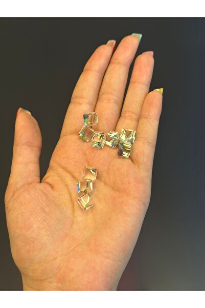 Gönülden Tasarım SET 9 BUC. Mărgele CRYSTAL CUBE 1X1 CM