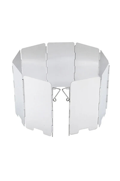 Choice 9 Plates Wind Shield 9 Plates Foldable Gas Stove Windshield Outdoor Ca...