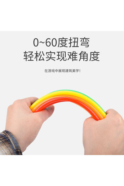 Choice 100 قطعة من ألعاب بناء القش ومجموعات بناء القش والموصلات الملونة لتطوير المهارات الحركية