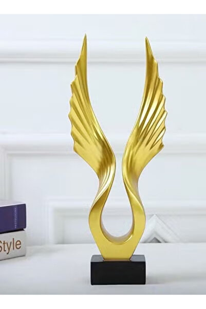 Raffine تمثال أجنحة طائر النسر، منحوتة من الراتنج، قطعة ديكور مكتبية للمنزل و...