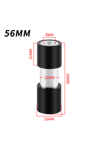 Choice بطانة ممتص الصدمات الخلفي للدراجات الجبلية MUQZI مقاس 56 مم 22 24 26 3...