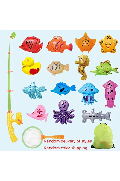 Choice Single-package Children Bathtub Fishing Toy Swimming Bathing Pool Water Floating Fish Toy Parent-chi