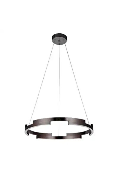 LED CONCEPT Lustra LED cu 3 tipuri de lumina si telecomanda, neagra, rotunda,...