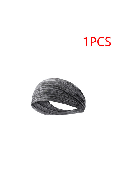 Choice Grey 1PCS 3-1PCS Sports Sweatband Breathable Sweat Absorbent Headband Soft Smooth Outdoor Sport Yoga