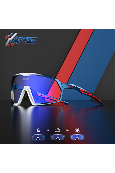 KAPVOE نظارة شمسية فوتوكرومية BL-1L-16 فوتوكرومية للرجال، نظارات تسلق الجبال،...