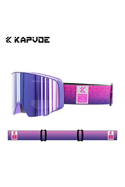 KAPVOE Single Goggle 07 Photochromic Snow Goggles Men Ski Goggles Snowboard A...