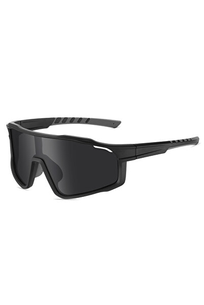 Choice نظارات شمسية سوداء اللون بتصميم الأمواج المتلاطمة، مناسبة لركوب الدراج...