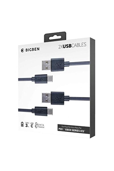 Bigben Σετ 2 καλωδίων USB 3m