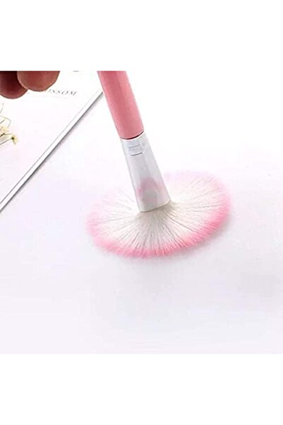 Generic 5 Pcs / Pack Pink Mini Eyeshadow Foundation Eyebrow Lip Makeup Brush Fine Beauty (LIGHT PI