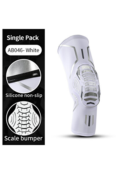Choice XL white 1Pc Knee Brace Compression Knee Support Shockproof Knee Pads ...