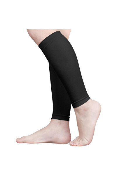 Choice أكمام دعامة الساق الرياضية المرنة القابلة للتنفس، مقاس كبير، أسود، قطع...
